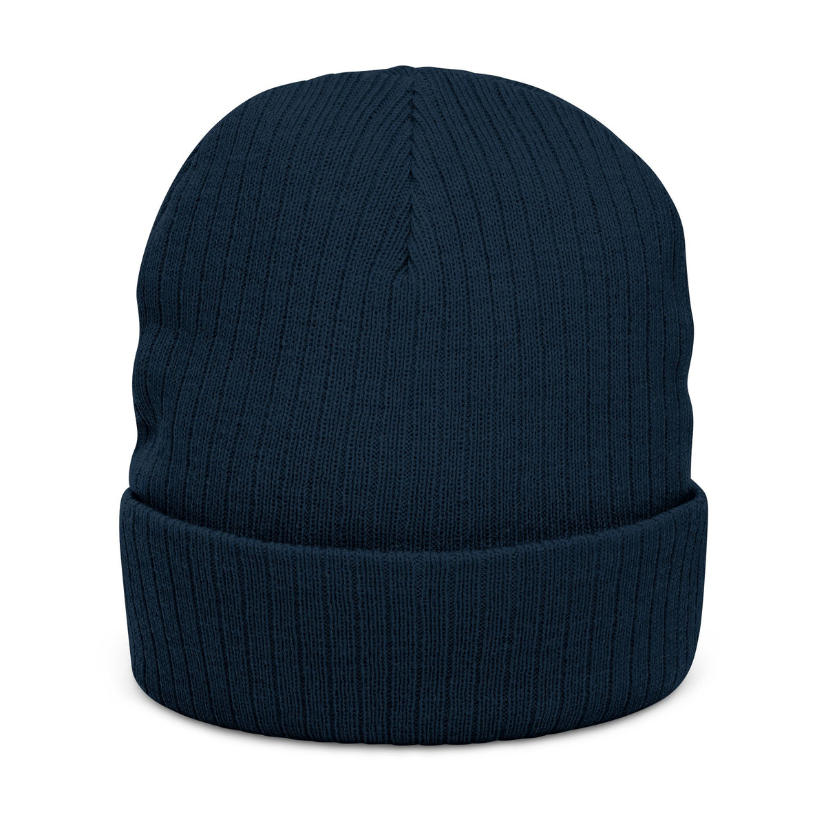 Embroidered Ribbed Knit Beanie