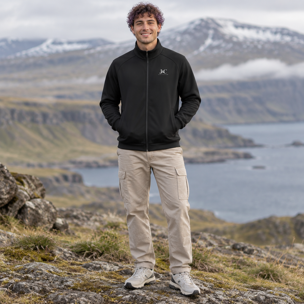 Minimalist Full-Zip Wind Jacket