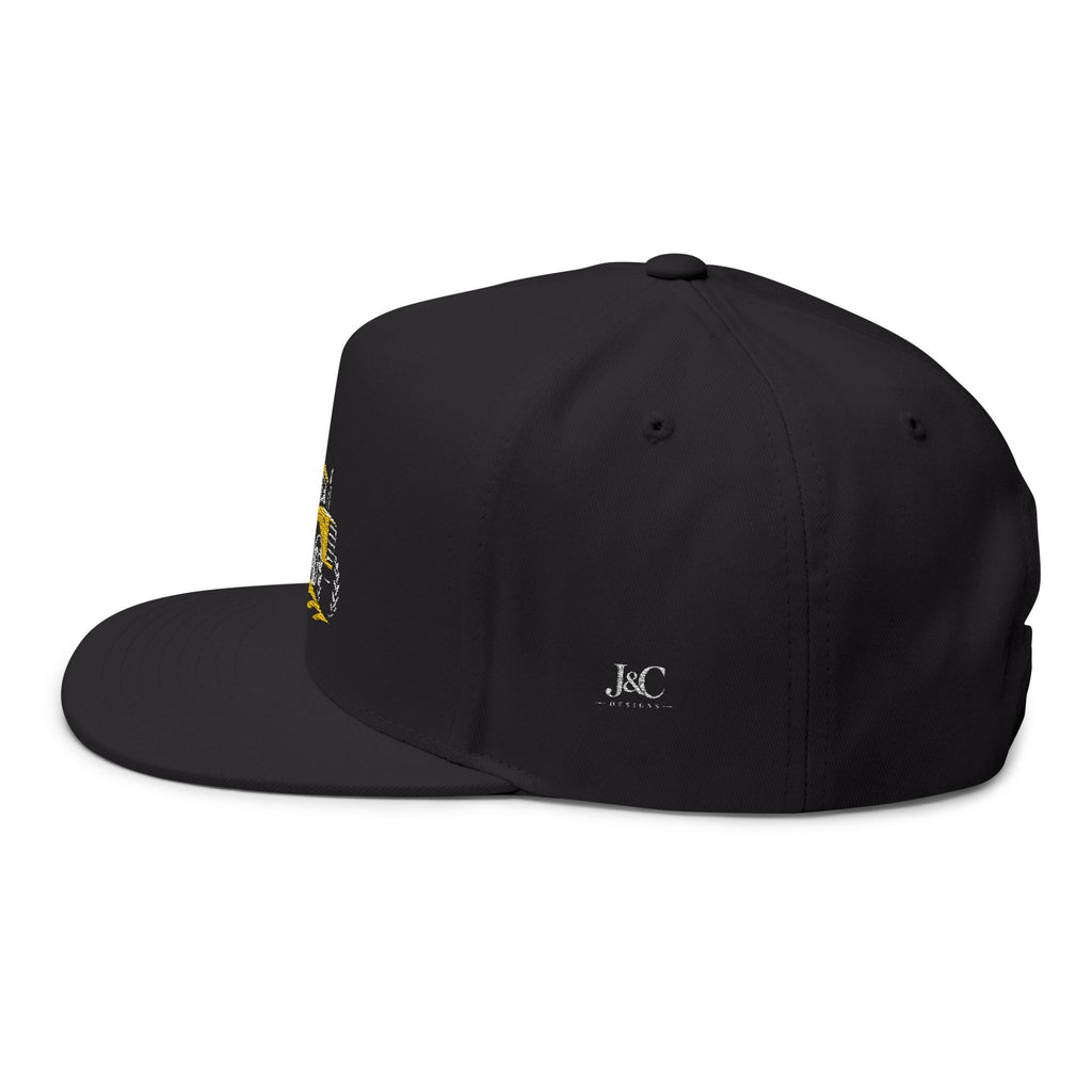 Flat Bill Cap (Embroidery)